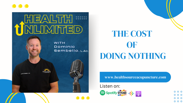 Episode #3 Health Unlimited Podcast-The Cost of Doing Nothing